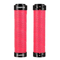 TOOPRE 1Pair Bicycle Handlebar Grips Double Lock Bicycle Grip Cycling Accessories for MTB Folding Bike Road Bike