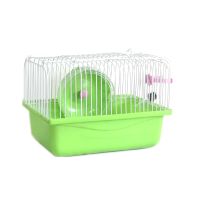 กรงนก กรงกระต่าย กรงเม่น กรงกระรอก กรงแฮมเตอร์ กรงPet Cage Small Farm Villa Portable Take out Portable Cage Rearing（23*17*15cm)