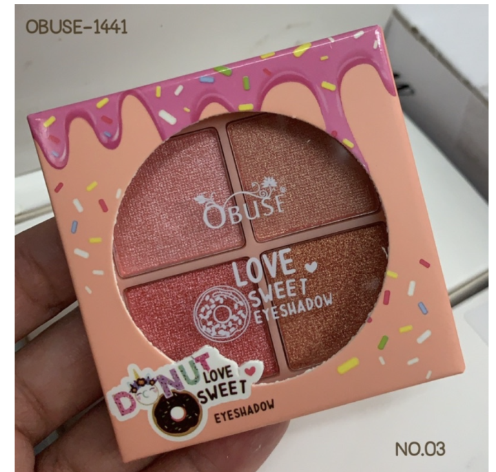 obuse-donut-love-sweet-eyeshadow-ob-1441-ของแท้-พร้อมส่ง