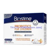 HOT ITEM ❁ French Biostime Hong Kong Version Of Infant And Young Childrens Probiotics For Gastrointestinal Conditioning 30 Bags For Babies 0-7 Years Old NN