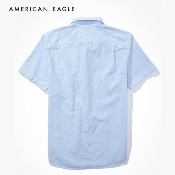 american-eagle-oxford-short-sleeve-button-up-shirt-เสื้อเชิ้ต-ผู้ชาย-อ็อกซ์ฟอร์ด-แขนสั้น-nmsh-015-2105-400