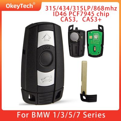 Okeytech Ki Pintar รีโมทคอนโทรลสำหรับ BMW 1/3/5/7 Seri 315Mhz / 868Mhz X5 CAS3 X6 Kontrol Tanpa Ki PCF7945ชิป Pemancar