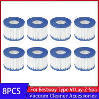 สำหรับ Bestway ประเภท VI สปากรองอ่างน้ำร้อนกรองสระว่ายน้ำเปลี่ยนตลับกรองสำหรับ Coleman SaluSpa, Lay-Z-Spa