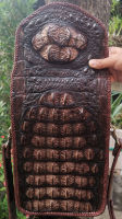 Very Cool Croc Leather Shoulder Bag