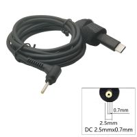 Adaptor pengisian daya 65W PD USB Tipe C pria Input ke DC 2.5x0.7mm untuk ALLDOCUBE iPlay Tablet 1.5m