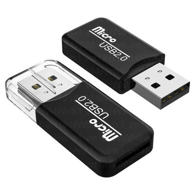 USB Micro SD/TF Card Reader USB 2.0 Mini โทรศัพท์มือถือ Memory Card Reader อะแดปเตอร์ USB ความเร็วสูงสำหรับแล็ปท็อปอุปกรณ์เสริม-kdddd