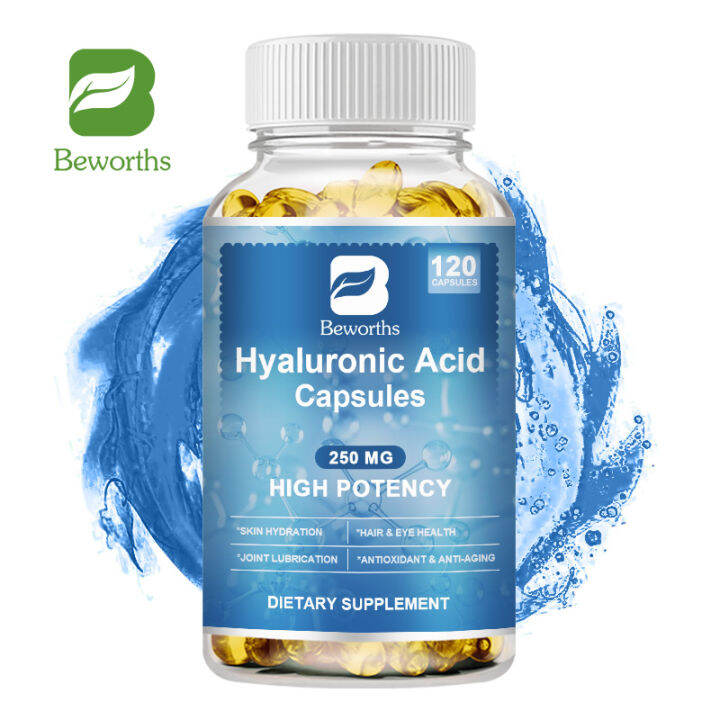 BEWORTHS Hyaluronic Acid Capsules 250mg with Biotin 5000mcg & Vitamin C