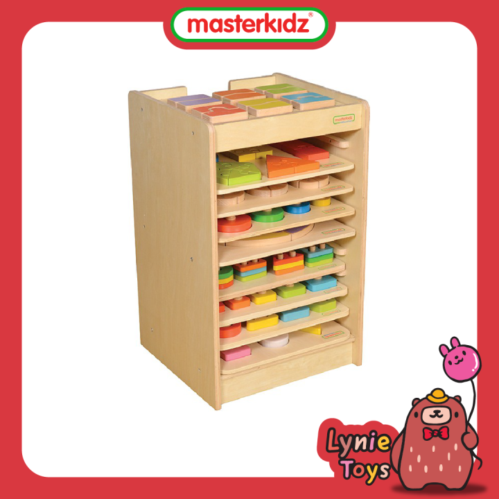 Masterkidz ชั้นเก็บของ ตู้เก็บของเล่นมหึมา Board Toy Storage Tower(10