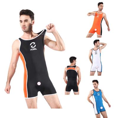 Mens Bodysuit Swimwear Swimsuit y Comfy Wrestling Lingerie Leotard