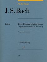 JOHANN SEBASTIAN BACH At the Piano - 16 well-known original pieces (HN1816)
