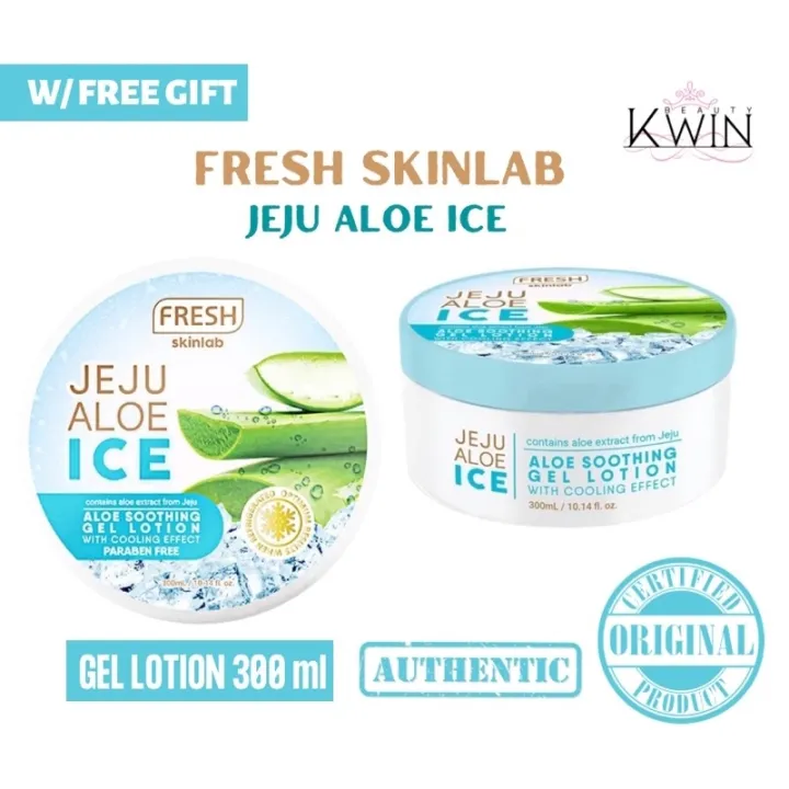 JEJU ALOE ICE Aloe Soothing Gel Lotion 300mL for face and body Lazada PH