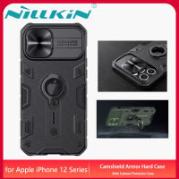 Nillkin เคส เคสโทรศัพท์ Apple iPhone 12 Pro Max Case Camshiled Armor Shockproof Ring Kickstand Cover with Slide Camera Lens Protection Casing