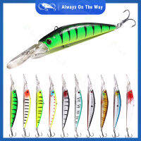 14เซนติเมตรล่อตกปลาประดิษฐ์ระยะยาว Crankbait Wobblers เหยื่อปลอมอุปกรณ์ตกปลาสำหรับปลาคาร์พหอกเบส