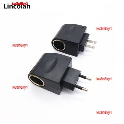 ku3n8ky1 2023 High Quality 12V 0.5A 6W EU US Plug Hot Mini Car Cigarette Lighter Power Adapter AC 220V To DC Converter High Quality Automobile Accessories