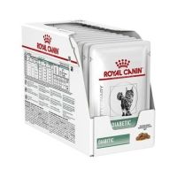 อาหารแมวเบาหวาน แบบเปียก  / Royal Canin Diabetic Cat Pouch 85 G. (จำนวน 12 ซอง)