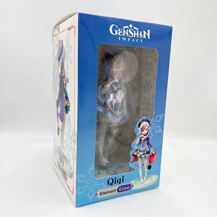 zzooi-23cm-genshin-impact-qiqi-anime-figure-genshin-impact-klee-action-figure-hu-tao-paimon-figurine-collection-model-doll-toys-gifts