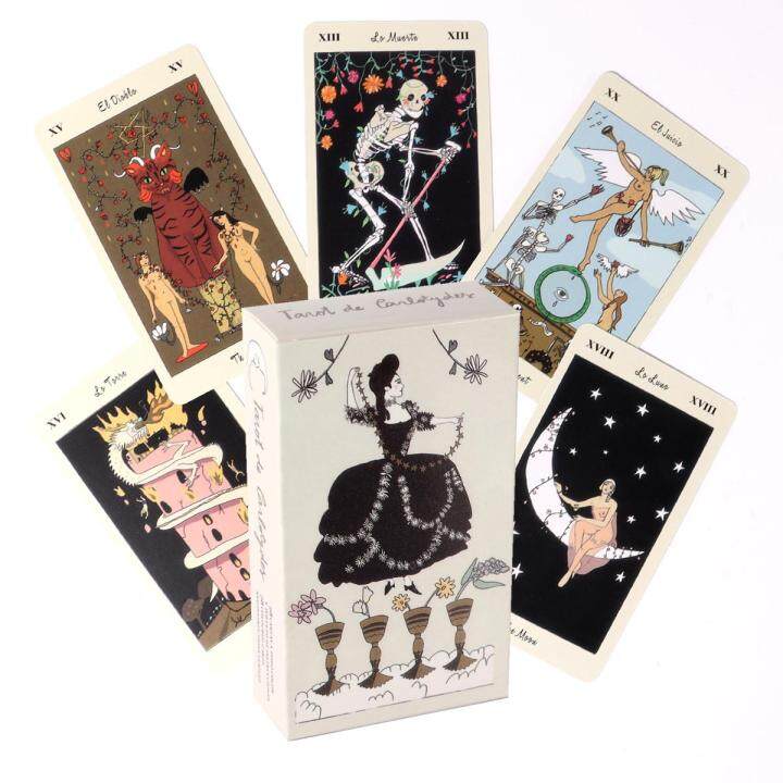 Tarot De Carlotydes Cards Poker Size Divination Fortune Telling Tarot ...