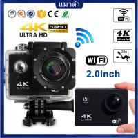 ขายดีสุด กล้องกันน้ำ ถ่ายใต้น้ำ GoPro กล้องกลางแจ้ง กล้อง Action Camera 4K กล้องติดหมวกกันน็อค/Sport Camera Full HD 1080p/4K จอ2.0นิ้ว W7