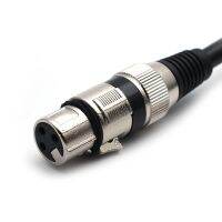 JOYO Instrument Cable Shielded XLR Male to XLR Female plug 15ft Black