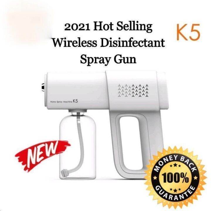 [MY READY STOCK] K5 Wireless Nano Atomizer spray Disinfection spray Gun