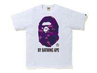 NicefeetTH - BAPE Color Camo By Bathing Ape Tee (WHITE/PURPLE)