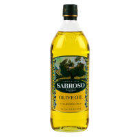 SABROSO PURE OLIVE OIL 1000ml. น้ำมันมะกอก100%