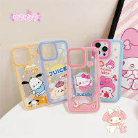 Kawaii Sanrio 13 12 Mini ศัพท์มือถือกรณี Mymelody Hello s อะนิเมะน่ารักป้องกัน Shell 14 11 Plus Pro Max ของเล่นหญิง