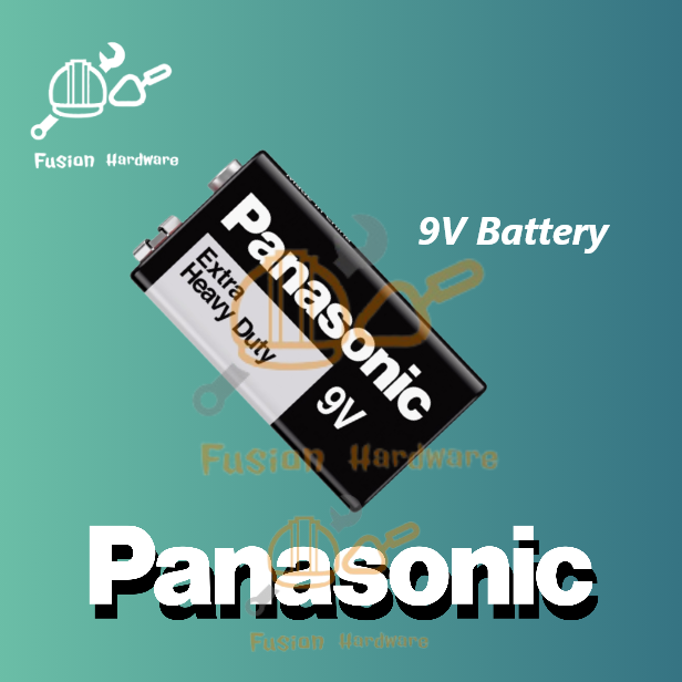???? Ready Stock ???? PANASONIC Battery Manganese Extra Heavy Duty 9V Lazada