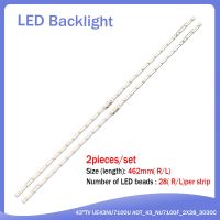 โคมไฟ LED แถบไฟแบ็คไลท์28 "สำหรับทีวี UE43NU7100U AOT_43_NU7100F_2X28_3030C BN44-00947A UE43NU7170U UE43NU7120U