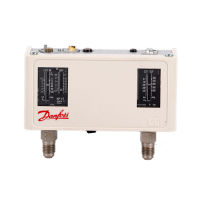 1ปี Warry Danfoss KP15 060-1265ตัวควบคุมแรงดันไฟฟ้าโมดูลสูงและต่ำ060-126591สวิตช์แรงดัน