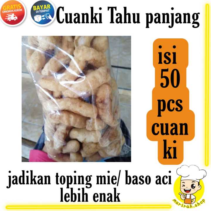 Cuanki Tahu Panjang Cuanki Tahu Kering Isi 50 Lazada Indonesia