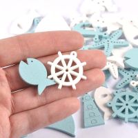 【YF】✳  20pcs 29mm Wood charm pendant Accessories Crafts Scrapbook Decoration Ornaments M2211