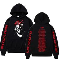 Playboi Carti Music Album Whole Lotta Red Print Hoodie Men Fashion Vintage Hip Hop Sweatshirt Male Casual Loose Hoodies Size XS-4XL