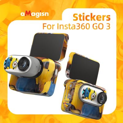 For Insta360 GO 3 Camera Color Stickers Protective Film Waterproof Scratch-Proof Decals Removable Skin Insta 360 GO3 Accessory