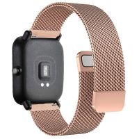 20mm/22mm band For Amazfit GTS/2/2e/3/GTS2 Mini/GTR/3/Pro/GTR2/47mm/42mm/stratos Magnetic Loop watch Bracelet Amazfit bip strap