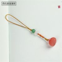 Small jade lotus mobile phone pendant agate hanfu cheongsam pendant key pendant with all sorts of pressure inner bag hanging ShanZhui