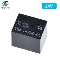 5ชิ้น5โวลต์12โวลต์24โวลต์20a อุปกรณ์รีเลย์ไฟฟ้ากระแสตรง Sra-12vdc-cl Sra-05vdc-cl Sra-24vdc-cl 5pin ประเภท Pcb ในสต็อกถ่ายทอดรถยนต์สีดำ