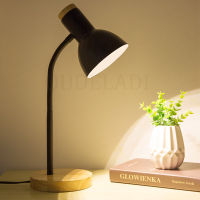 LED desk lamp to protect eyes study desk lamp Nordic solid wood desk lamp modern reading lamp bedroom bedside lamp