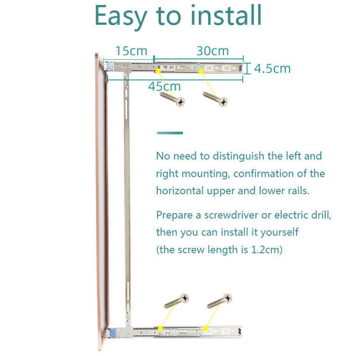 Hidden Fitting Mirror In The Closet Sliding And Rotating Full Length