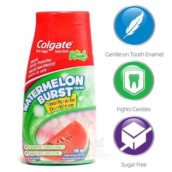 Colgate Kids 2-in-1 Watermelon Burst Fluoride Toothpaste Dentifrice