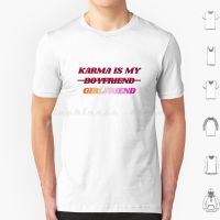 Karma Is My Girlfriend ( Edition ) T Shirt 6Xl Cotton Cool Tee Swiftie Taylor Blondie Wlw Midnights Midnights Karma Swiftie Wlw