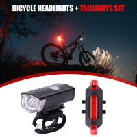 LED Bikeไฟหน้าไฟหน้าUSBชาร์จไฟท้ายขี่จักรยานอุปกรณ์