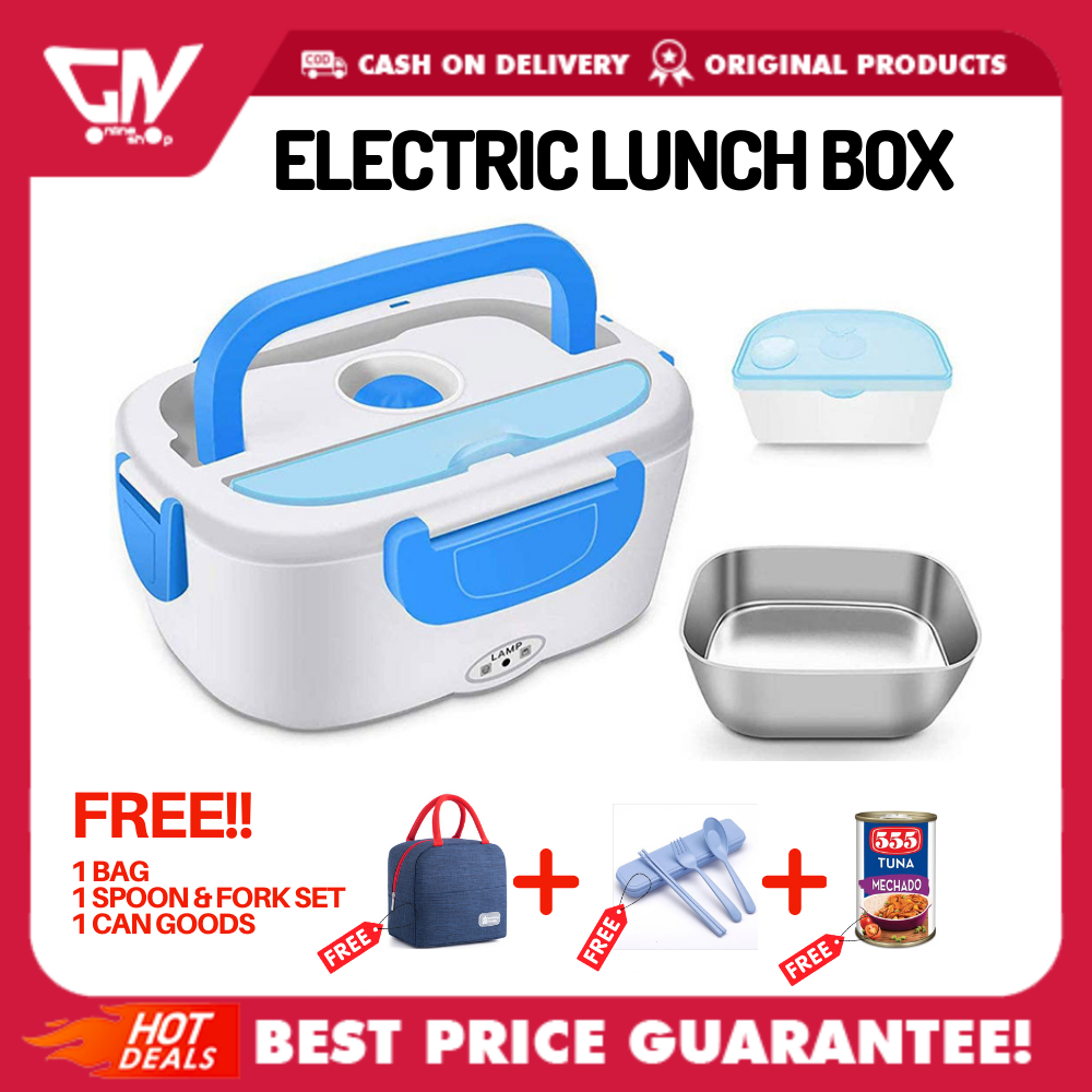 1-5Layer Box Lunch Microwave Portable Food Oven Electric Container Car Heating 