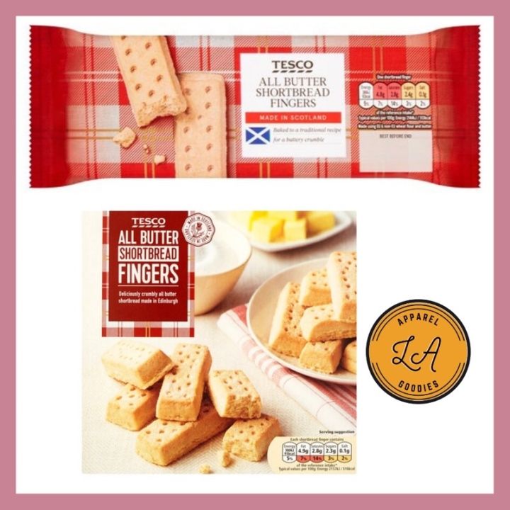 Tesco All Butter Shortbread Fingers 250g | Lazada PH