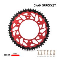 เฟืองห่วงโซ่ด้านหลังอลูมิเนียม CNC รถจักรยานยนต์สำหรับ HONDA CR CRF CRM XR RR รุ่นทดลอง125 150 250 350มอเตอร์ไซด์430 450 480 498ออฟโรด