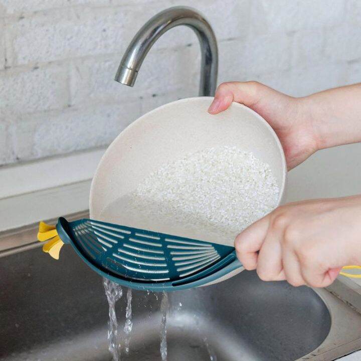 cc-rice-washer-sieve-plastic-colander-drain-with-handles-stirring-strainer-convenient-hanging-accessories