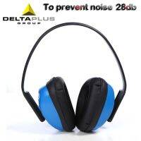 DELTAPLUS 28db Blue Safety Earmuff Soundproof Anti-noise Sleeping Shooting Earplugs Professional Industrial headphones