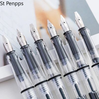 6ชิ้นชุดปากกาแบบขนานประดิษฐ์ตัวอักษร0.7มม. 1.1มม. 1.5มม. 1.9มม. 2.5มม. 2.9มม. ปากกาเขียนสำหรับปากกาเครื่องเขียนตัวอักษรโกธิค