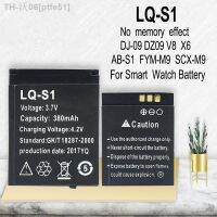 LQ-S1 3.7V 380mAh Smart Watch Battery DZ09 Battery For DJ-09 V8 X6 AB-S1 SCX-M9 FYM-M9 GJD HKS-S1 LQS1 bateria [ Hot sell ] ptfe51