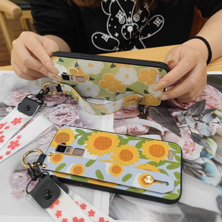 wrist-strap-wristband-phone-case-for-oppo-r7-plus-painting-flowers-anti-knock-armor-case-waterproof-anti-dust-sunflower